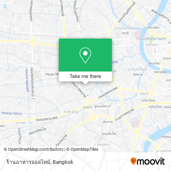 ร้านอาหารออลไทม์ map