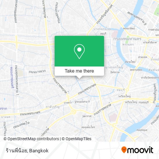 ร้านพี่น้อย map