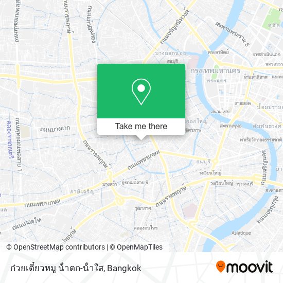 ก๋วยเตี๋ยวหมู น้ําตก-น้ําใส map
