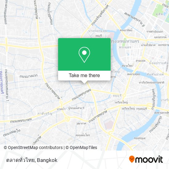 ตลาดทั่วไทย map