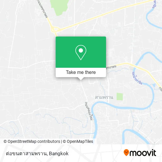 ต่อขนตาสามพราน map