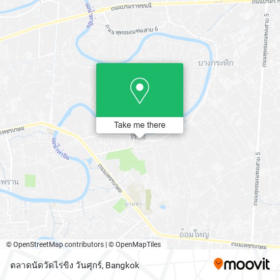 ตลาดนัดวัดไร่ขิง วันศุกร์ map