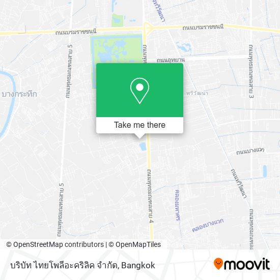 บริบัท ไทยโพลีอะคริลิค จํากัด map