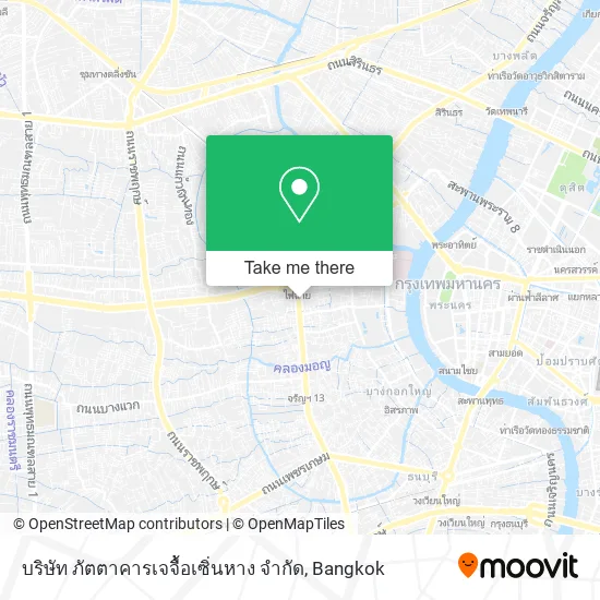 บริษัท ภัตตาคารเจจื้อเซิ่นหาง จํากัด map