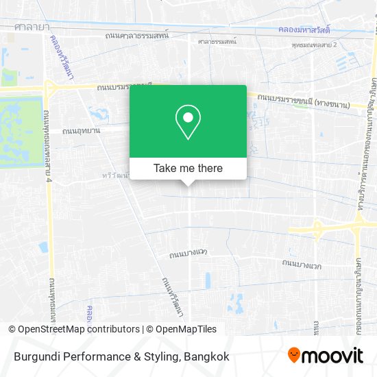 Burgundi Performance & Styling map