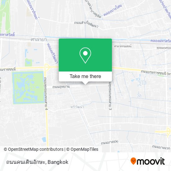 ถนนคนเดินอักษะ map