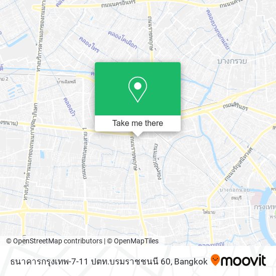 ธนาคารกรุงเทพ-7-11 ปตท.บรมราชชนนี 60 map