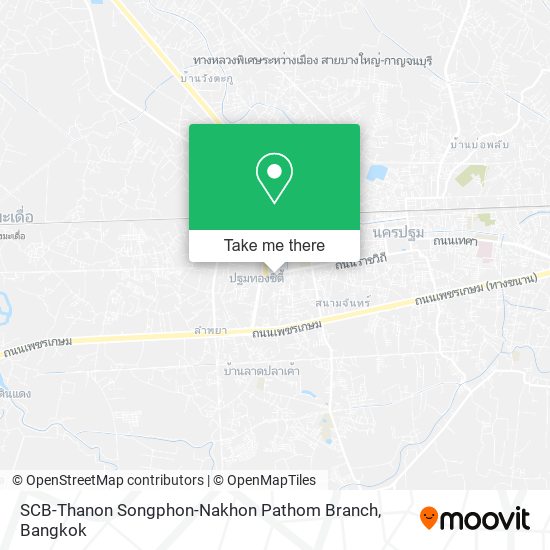 SCB-Thanon Songphon-Nakhon Pathom Branch map