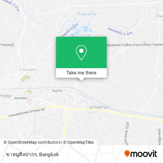 ขาหมูศิลปากร map