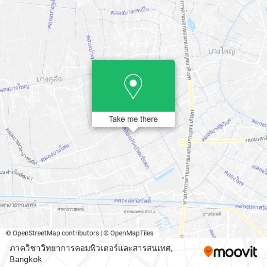 ภาควิชาวิทยาการคอมพิวเตอร์และสารสนเทศ map