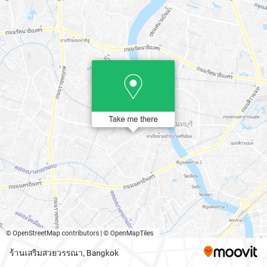 ร้านเสริมสวยวรรณา map
