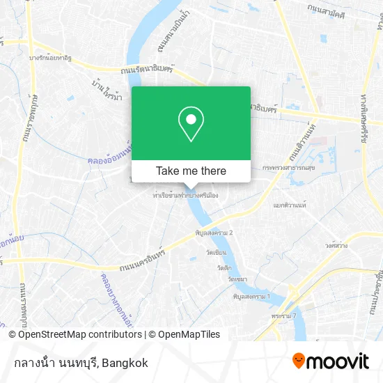 กลางน้ํา นนทบุรี map