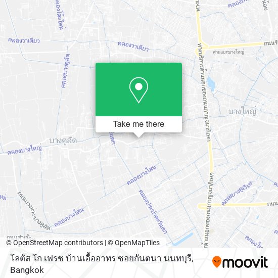 โลตัส โก เฟรช บ้านเอื้ออาทร ซอยกันตนา นนทบุรี map