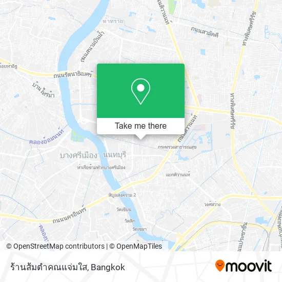 ร้านส้มตําคณแจ่มใส map