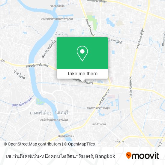 เซเว่นอีเลฟเว่น-หนึ่งคอนโดรัตนาธิเบศร์ map