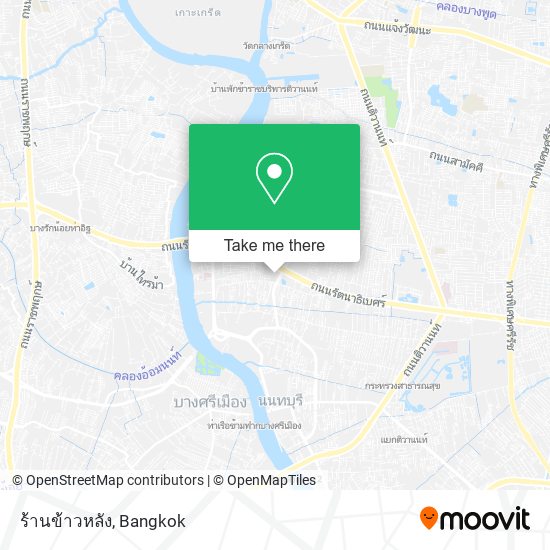 ร้านข้าวหลัง map