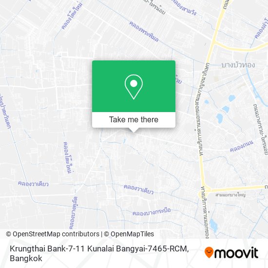 Krungthai Bank-7-11 Kunalai Bangyai-7465-RCM map