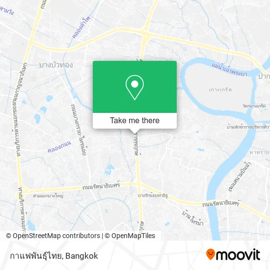 กาแฟพันธุ์ไทย map