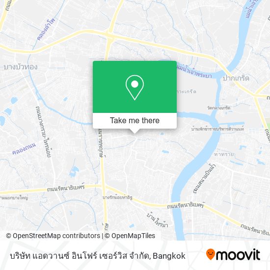 บริษัท แอดวานซ์ อินโฟร์ เซอร์วิส จํากัด map