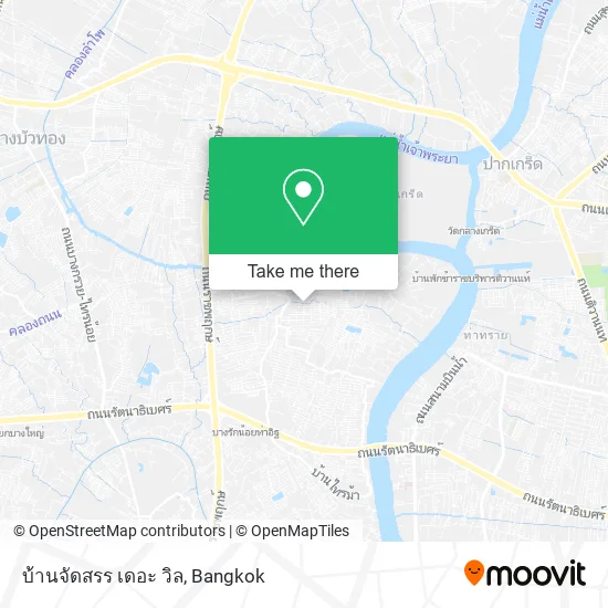 บ้านจัดสรร เดอะ วิล map
