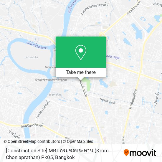 [Construction Site] MRT กรมชลประทาน (Krom Chonlaprathan) Pk05 map