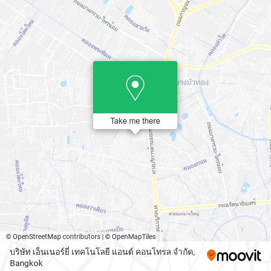 บริษัท เอ็นเนอร์ยี่ เทคโนโลยี แอนด์ คอนโทรล จํากัด map