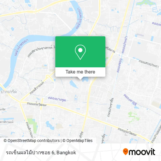 รถเข็นผลไม้ปากซอย 6 map