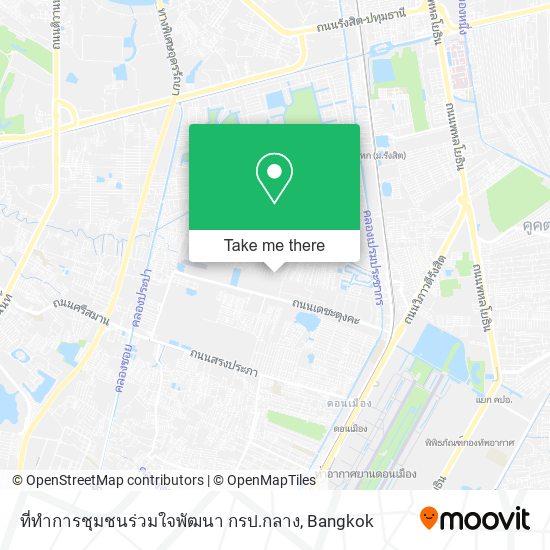 ที่ทําการชุมชนร่วมใจพัฒนา กรป.กลาง map