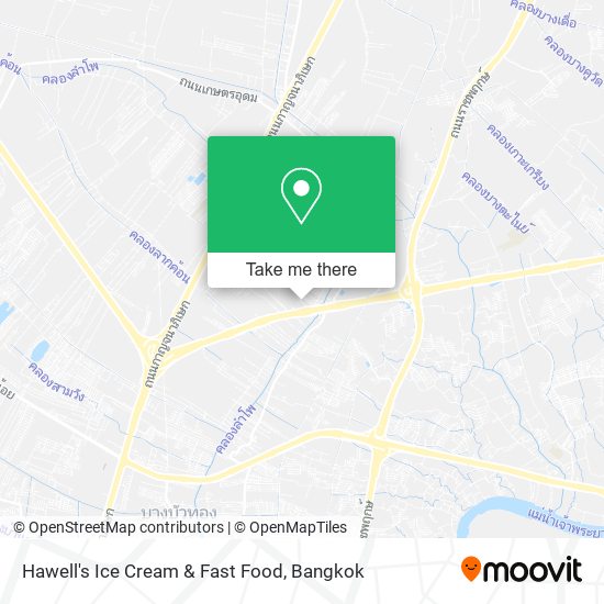 Hawell's Ice Cream & Fast Food map
