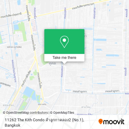 11262 The Kith Condo ลําลูกกาคลอง2 (No.1) map