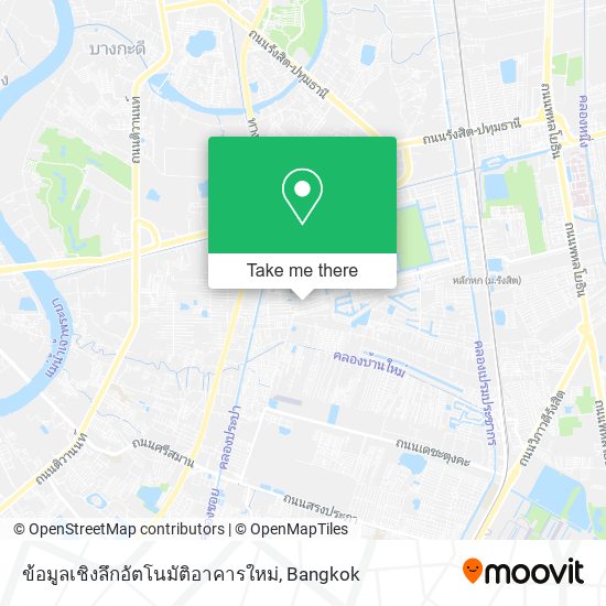 ข้อมูลเชิงลึกอัตโนมัติอาคารใหม่ map