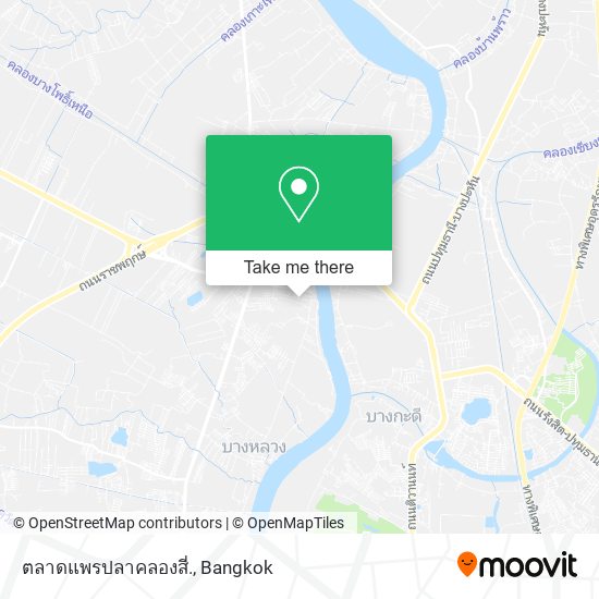 ตลาดแพรปลาคลองสี่. map