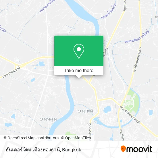 ธันเดอร์โดม เมืองทองธานี map