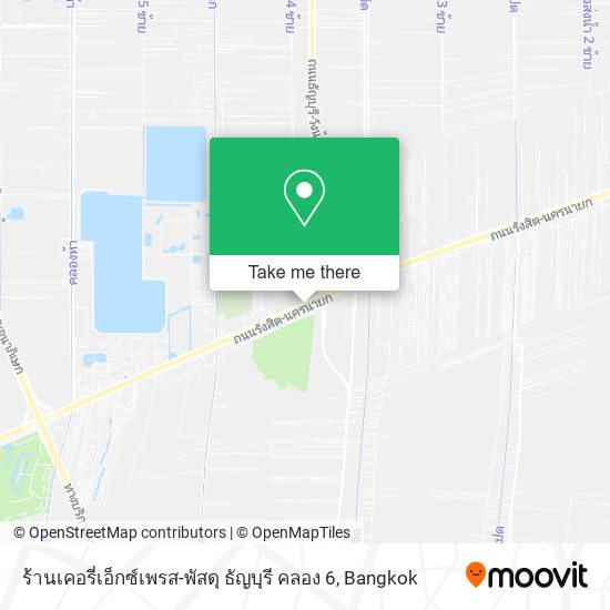 ร้านเคอรี่เอ็กซ์เพรส-พัสดุ ธัญบุรี คลอง 6 map