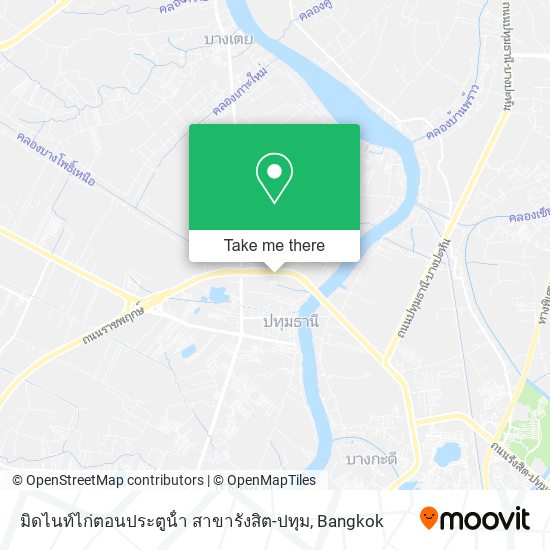 มิดไนท์ไก่ตอนประตูน้ํา สาขารังสิต-ปทุม map