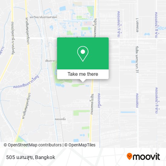 505 แสนสุข map