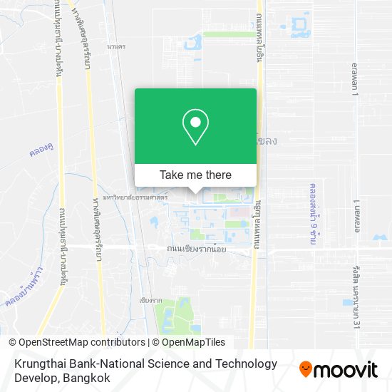 Krungthai Bank-National Science and Technology Develop map