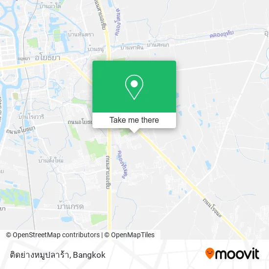 ติดย่างหมูปลาร้า map