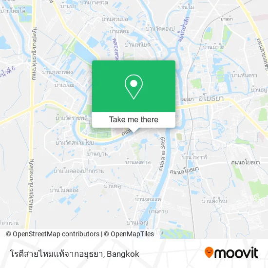 โรตีสายไหมแท้จากอยุธยา map