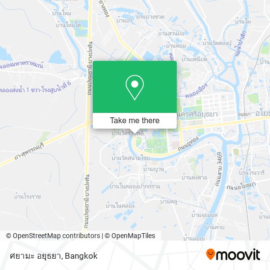 ศยามะ อยุธยา map