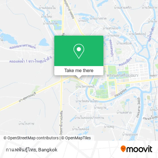 กาแฟพันธุ์ไทย map