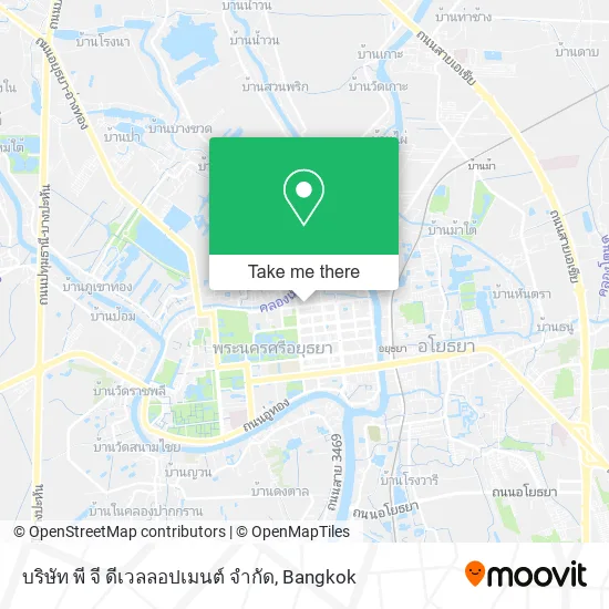 บริษัท พี จี ดีเวลลอปเมนต์ จํากัด map