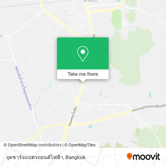 จุดชาร์จแบตรถยนต์ไฟฟ้า map