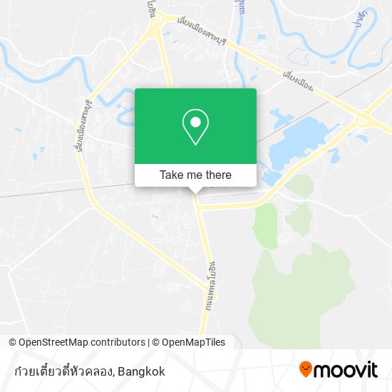 ก๋วยเตี๋ยวดี๋หัวคลอง map