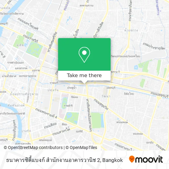 ธนาคารซิตี้แบงก์ สำนักงานอาคารวานิช 2 map