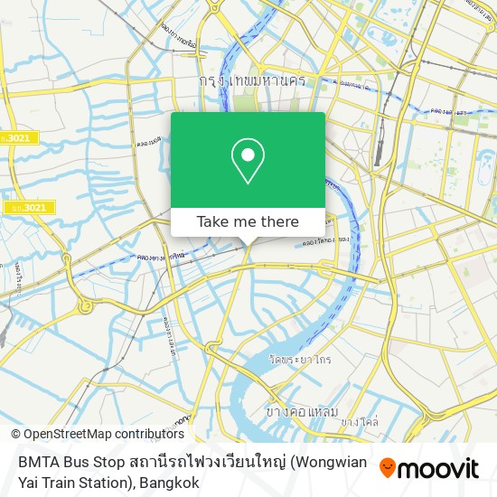 BMTA Bus Stop สถานีรถไฟวงเวียนใหญ่ (Wongwian Yai Train Station) map