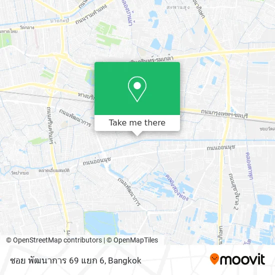 ซอย พัฒนาการ 69 แยก 6 map