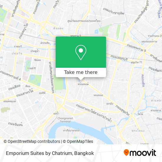 Emporium Suites by Chatrium map