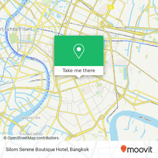 Silom Serene Boutique Hotel map