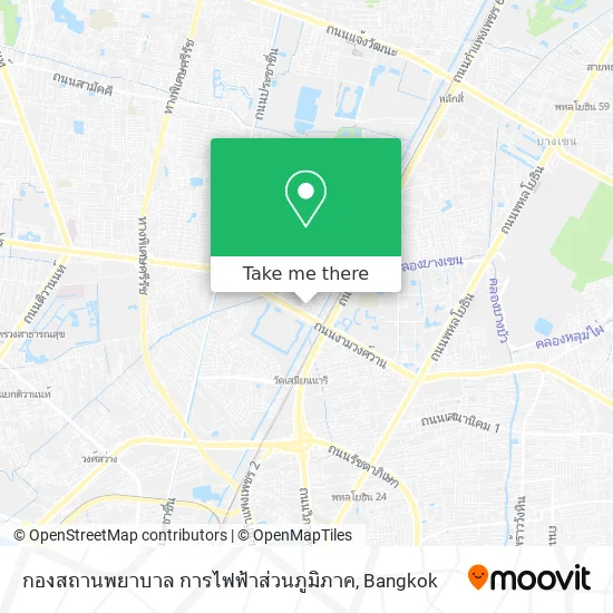 กองสถานพยาบาล การไฟฟ้าส่วนภูมิภาค map